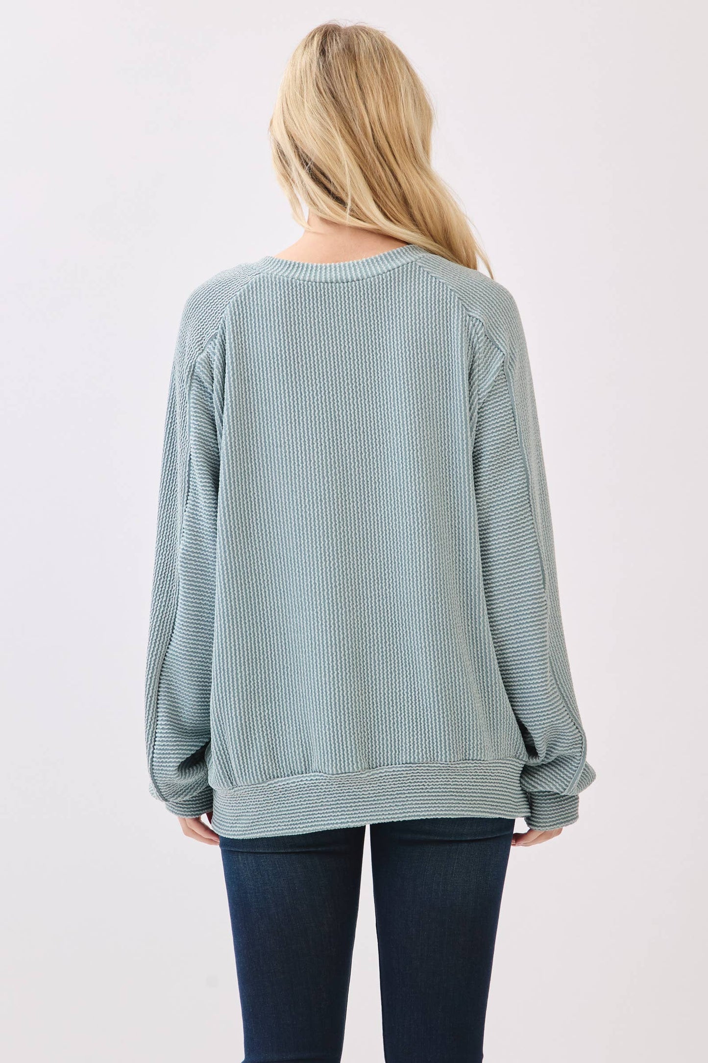 All for Autumn Ribbed Pullover