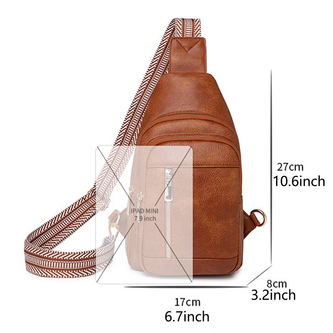 Michaela Vertical Zip Crossbody