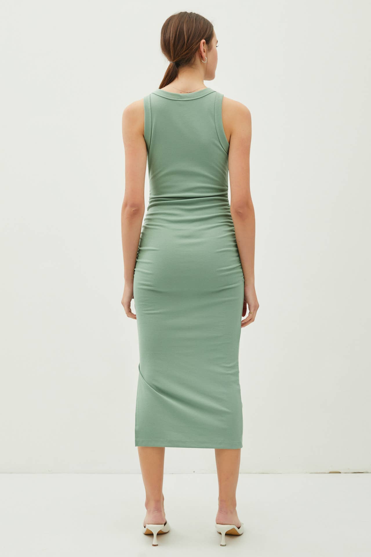 Ribbed Midi Dress
