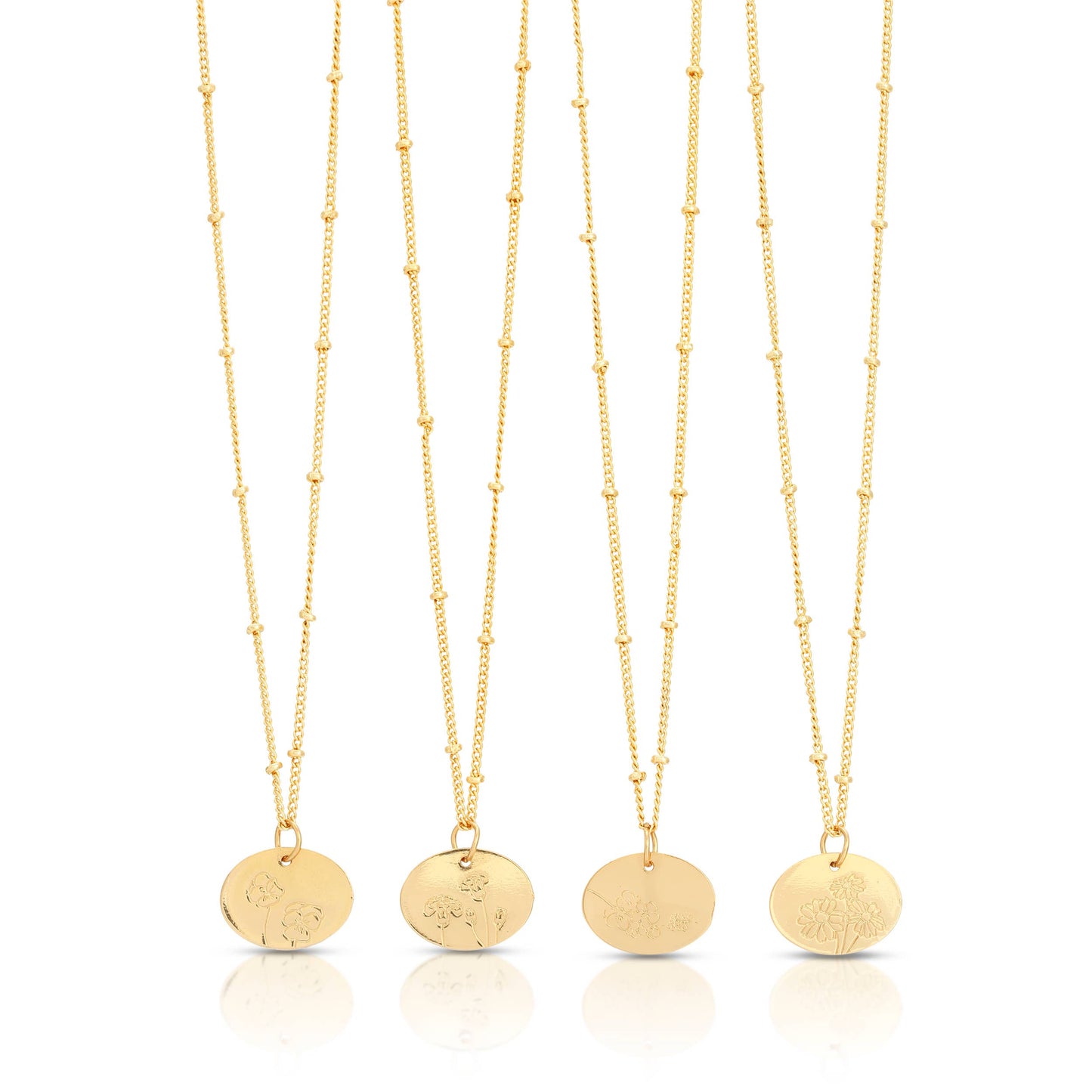 Birth Flower Necklace