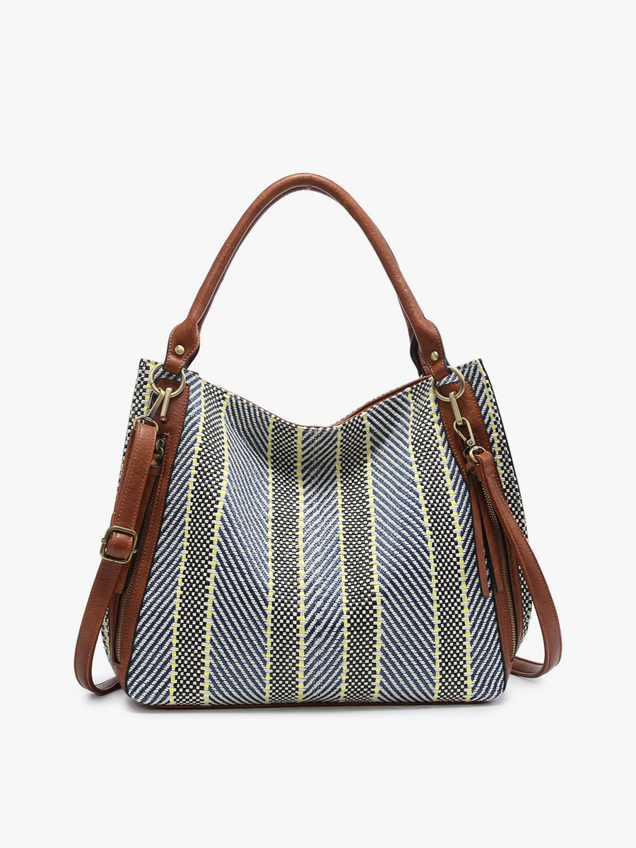 Connor Striped Tote