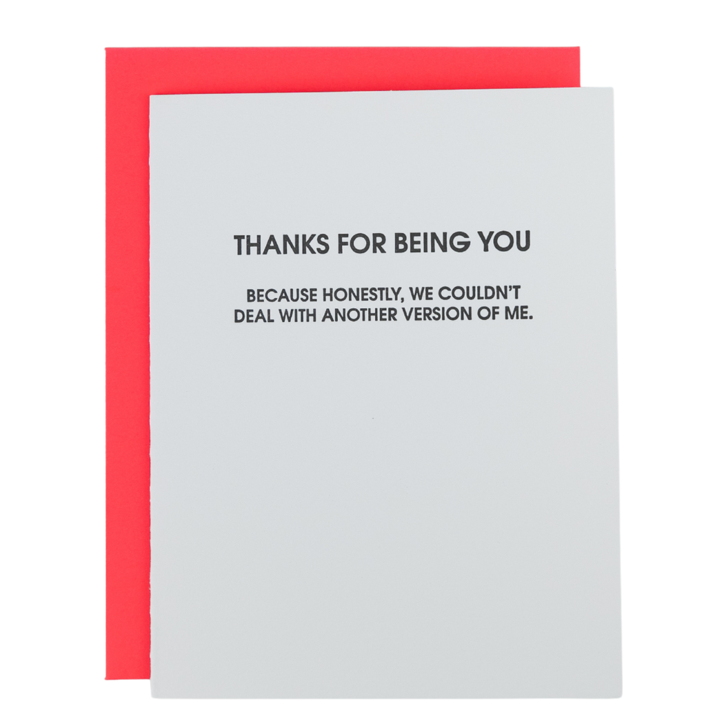 Thanks For Being You - Friendship Card