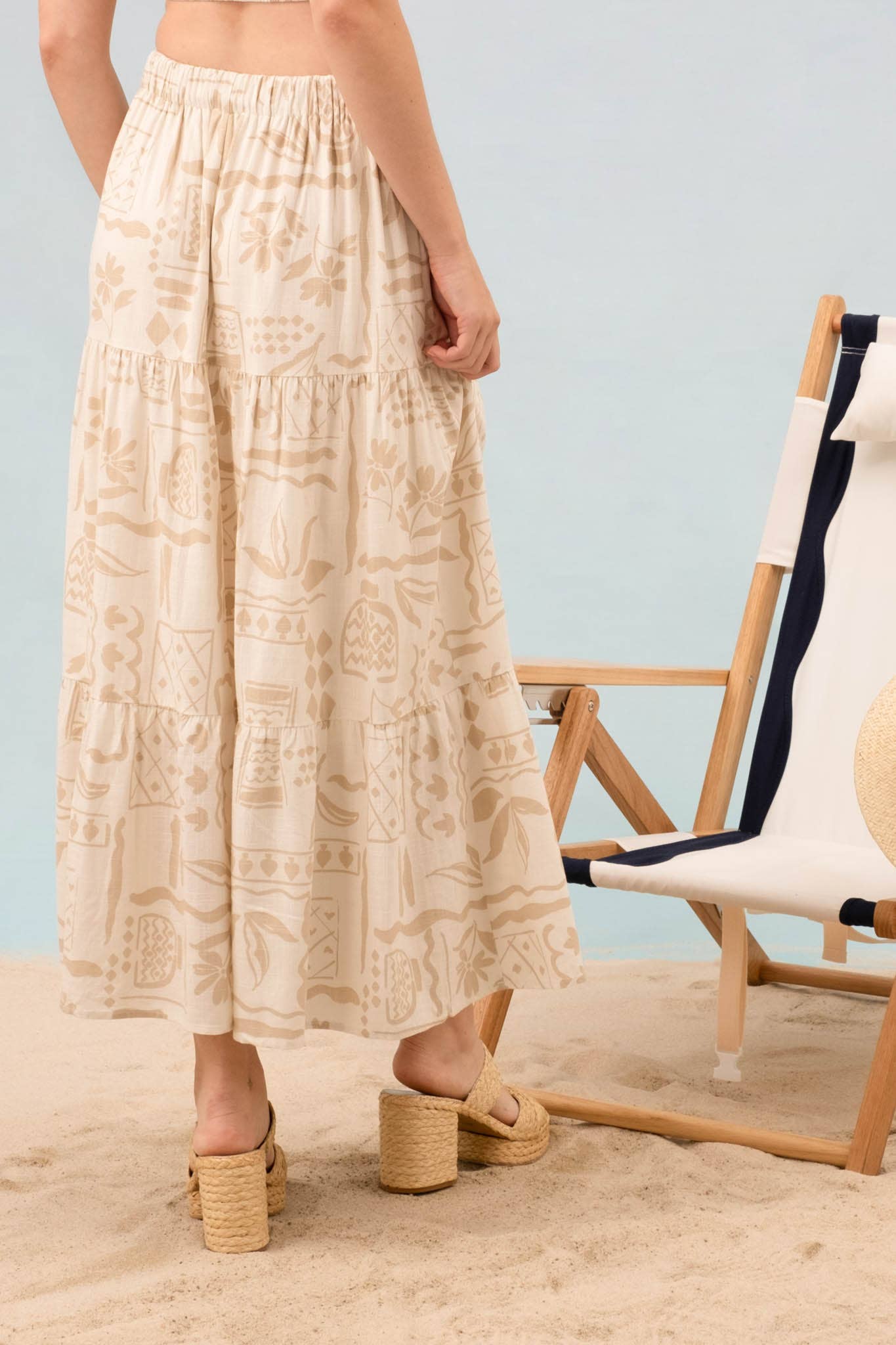 Beach Bound Midi Skirt