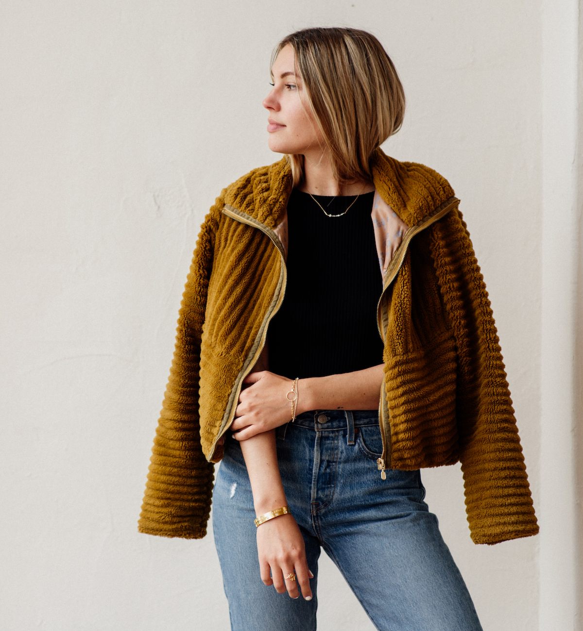 Hinged Stone Bracelet