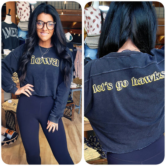 Iowa RAW HEM Pullover