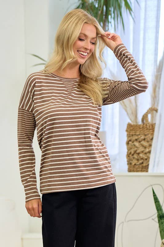 Criss Cross Open Back Long Sleeve