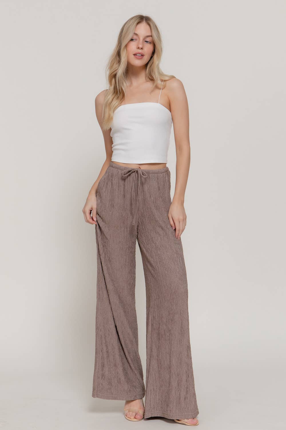 Crinkle Pallazo Pant
