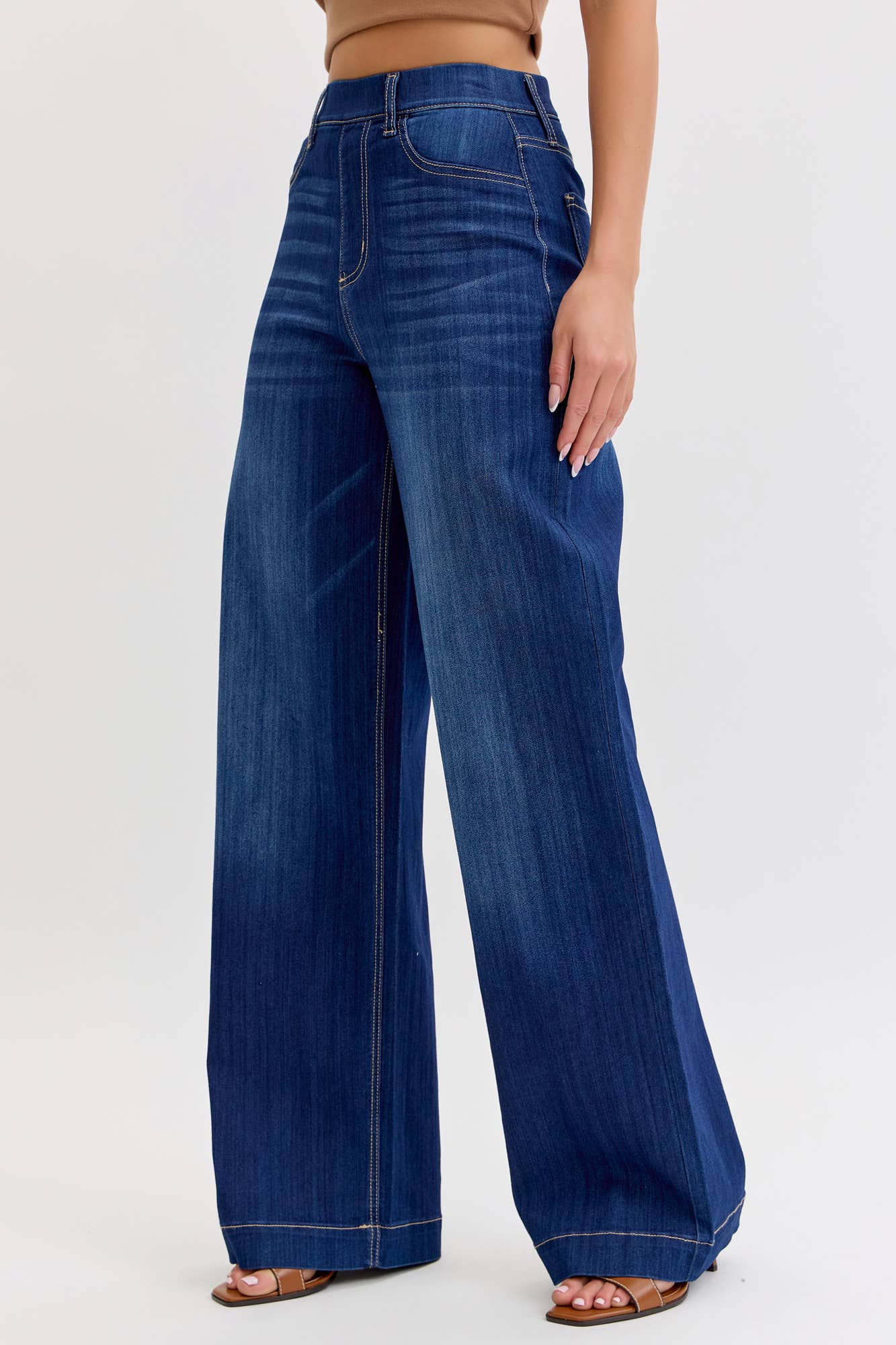 Comfy Cozy Pull On Denim