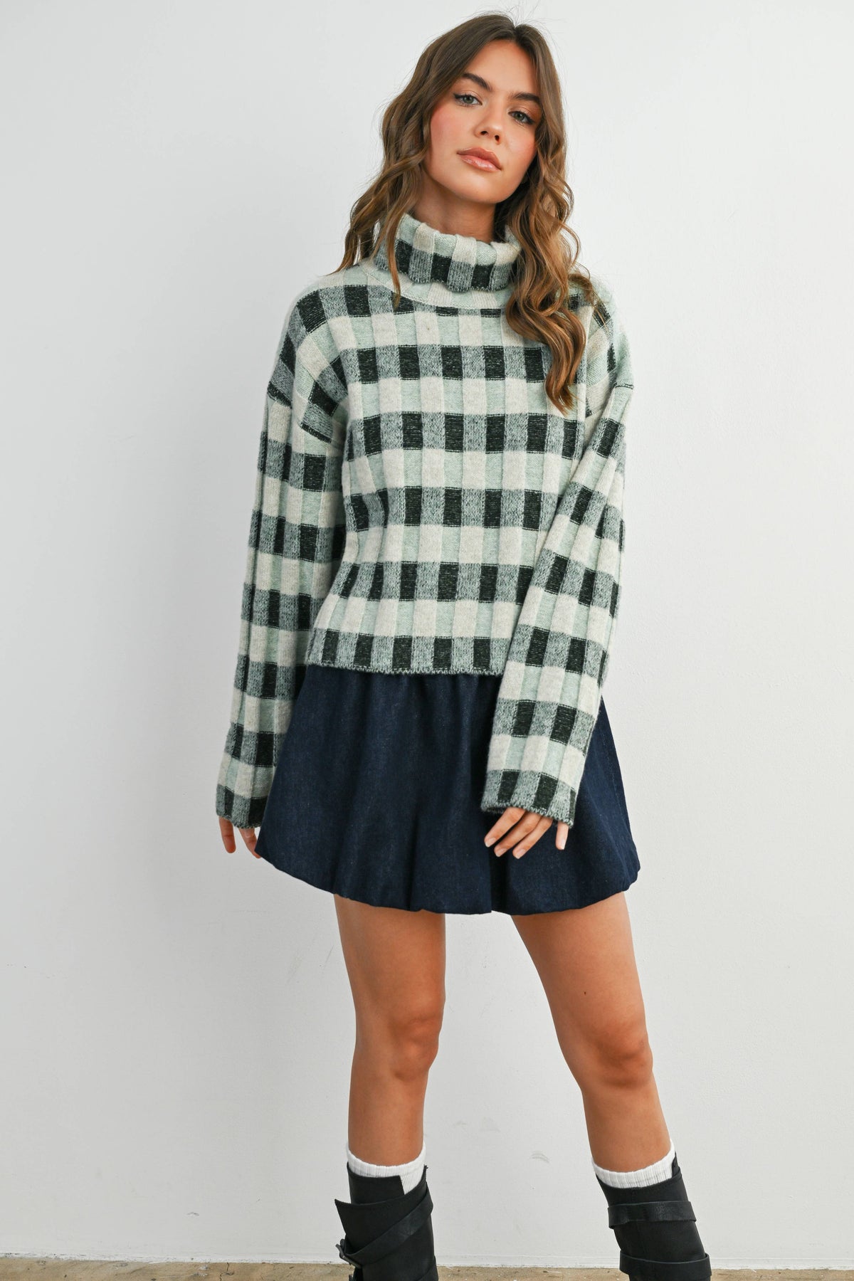 Mad in Plaid Sweater
