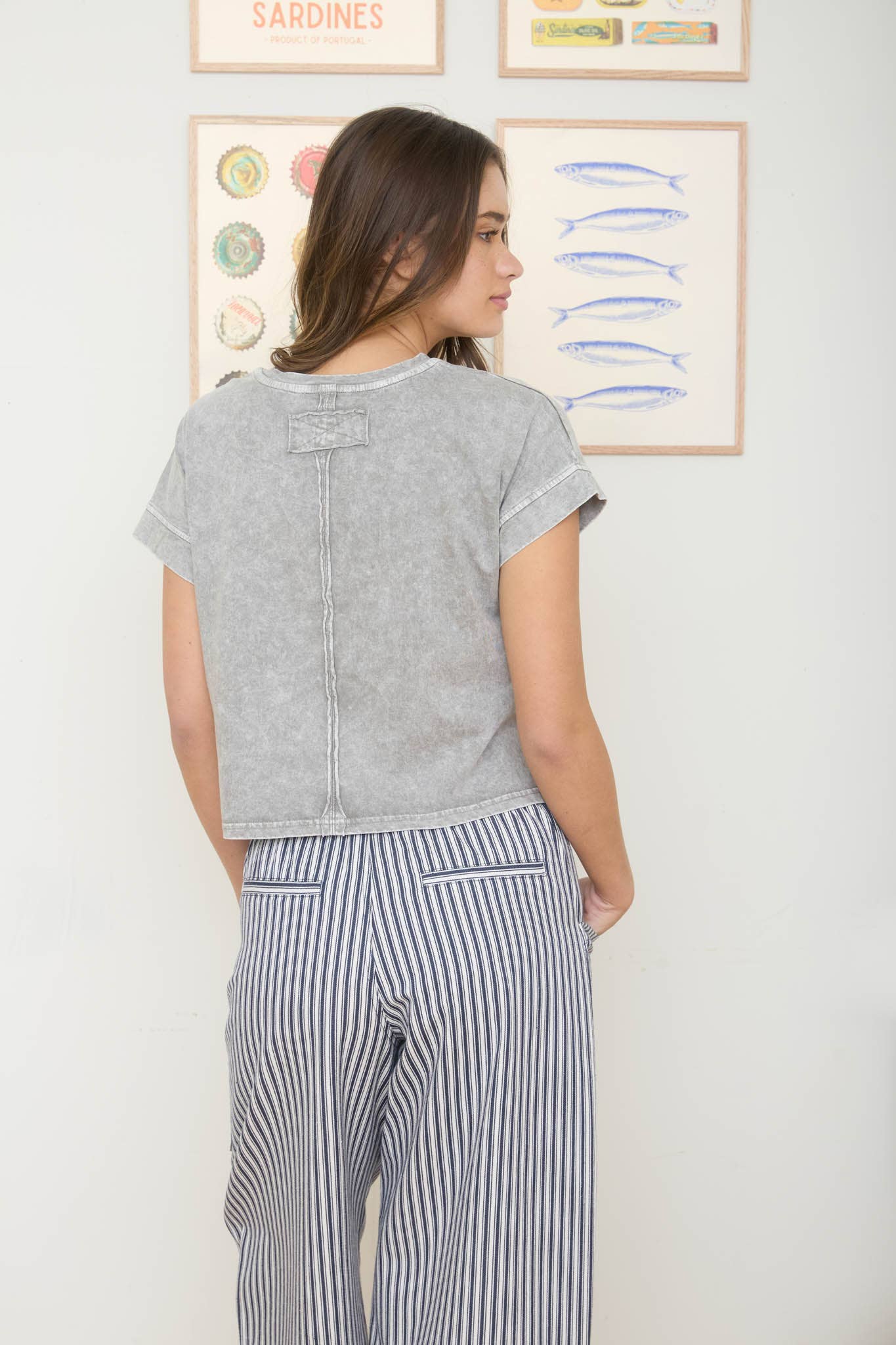 Boxy Girl Washed Tee