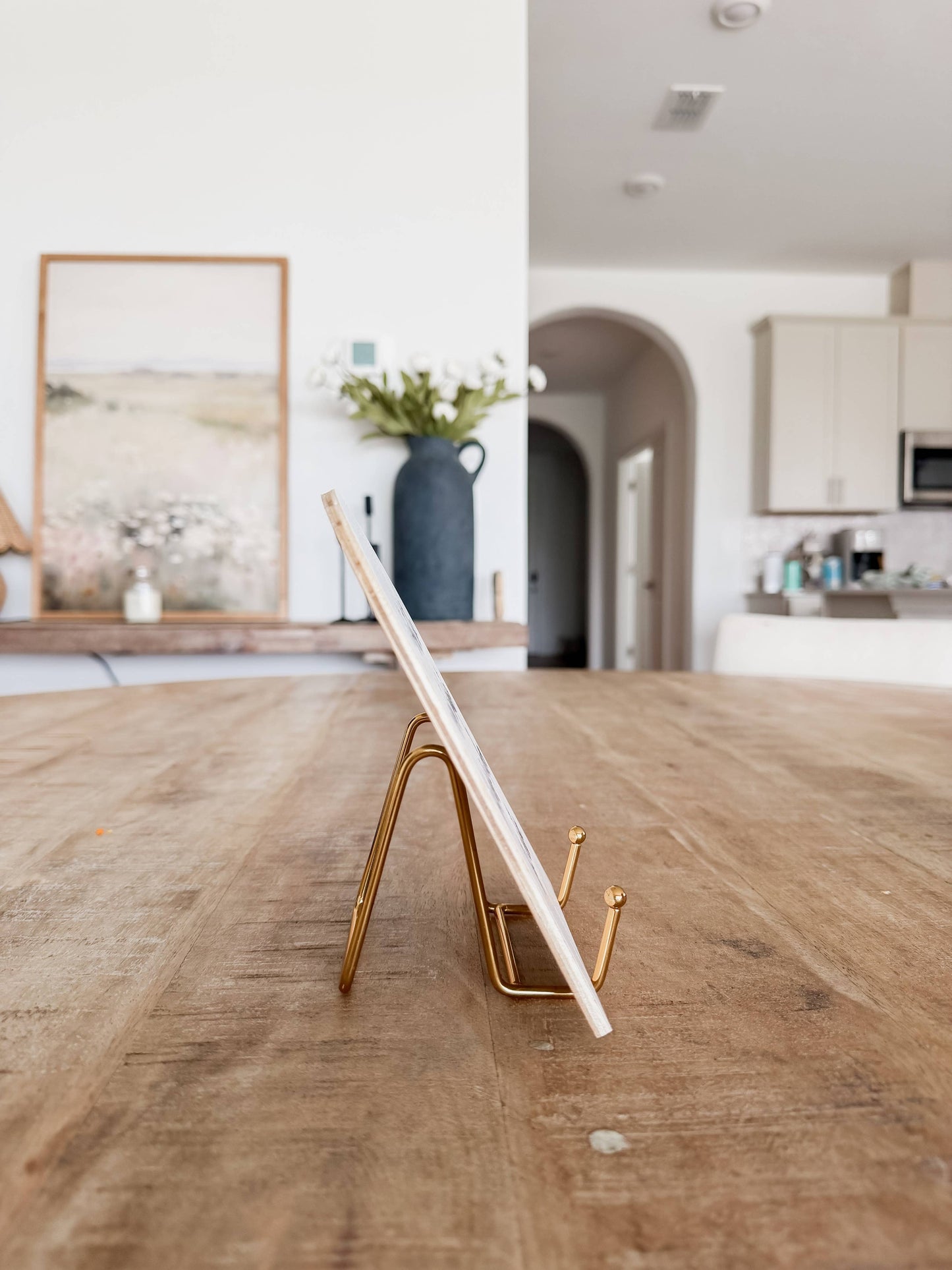 Gold Easel | Wood Arch Easel