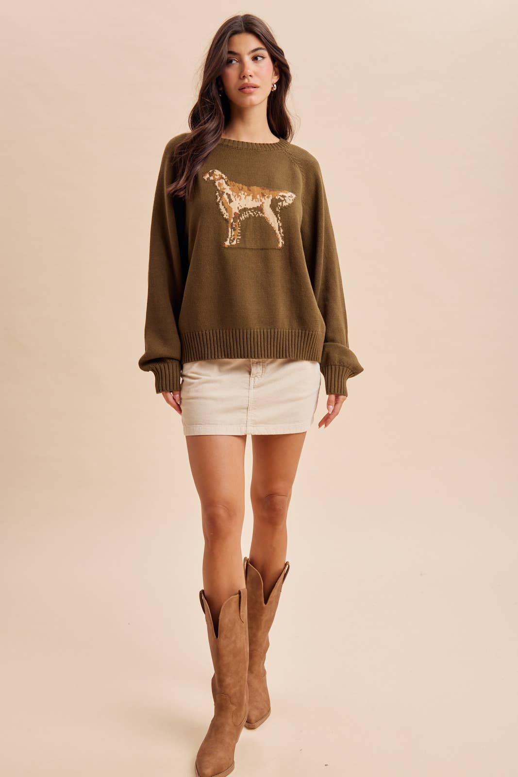 KNITTED RETRIEVER SWEATER