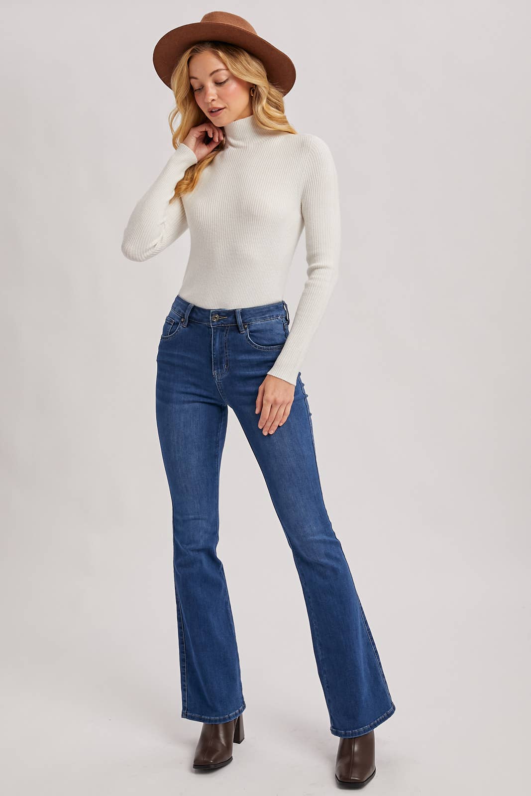 Latte Mockneck Sweater