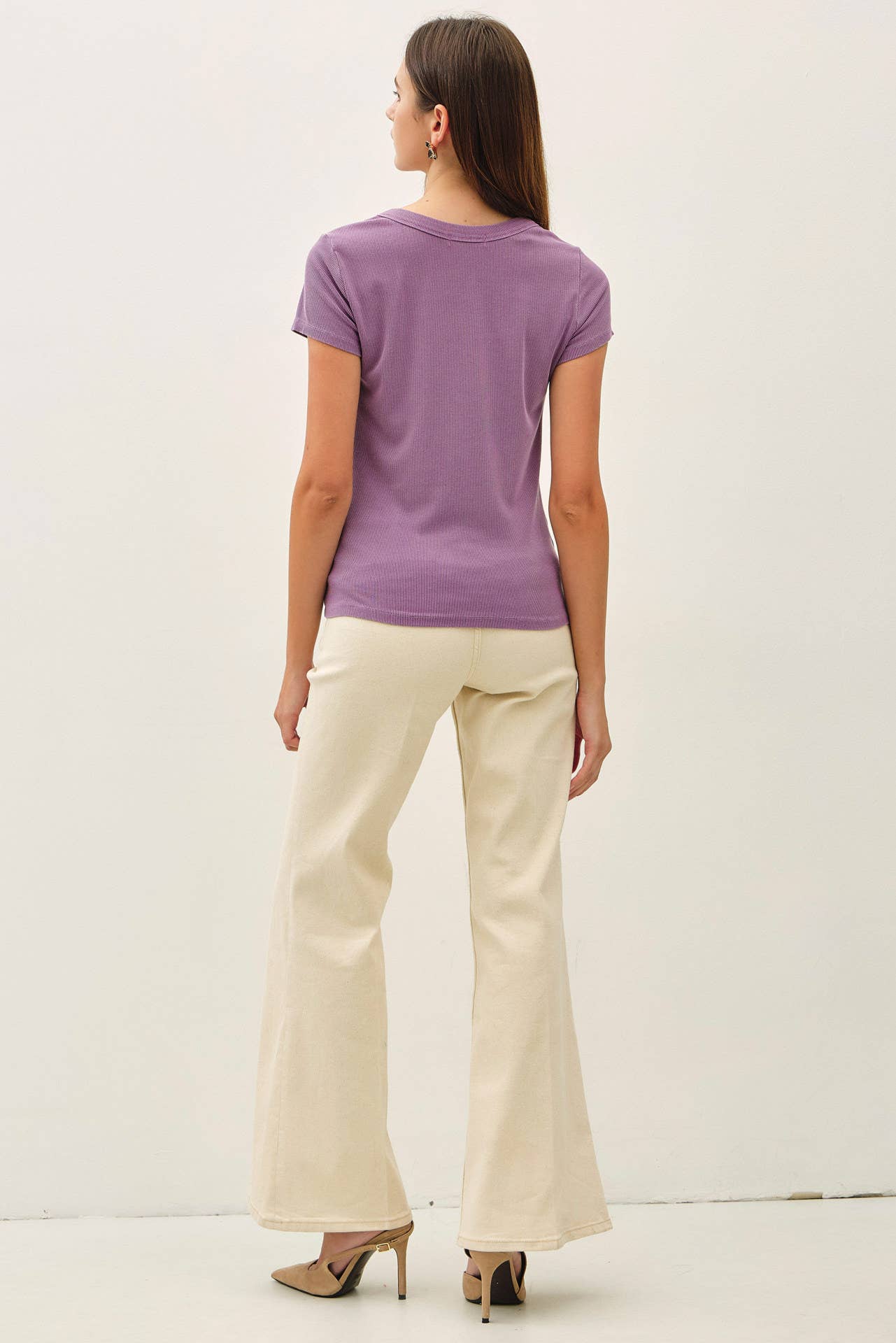 [NEW SHADE]ULTRA SOFT BASIC SCOOP NECK BABY TEE