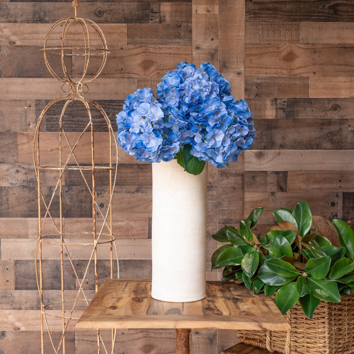 Real Touch Hydrangea - 29 Inch - Blue