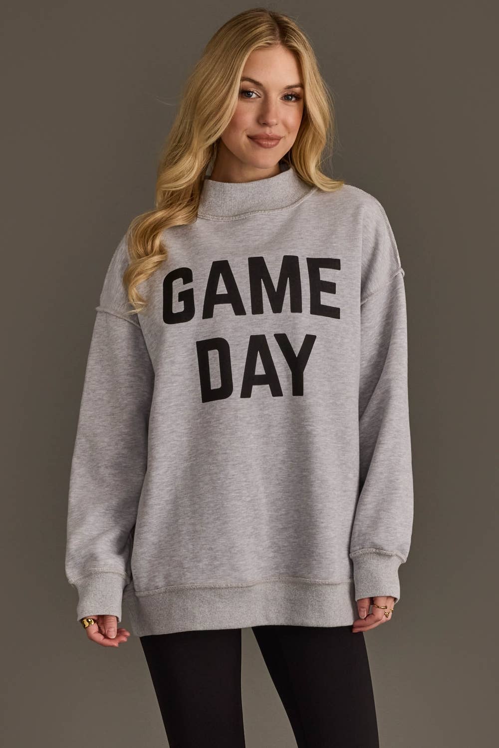 Lt. Gray Game Day & Sunday Funday Reversible Sweatshirt
