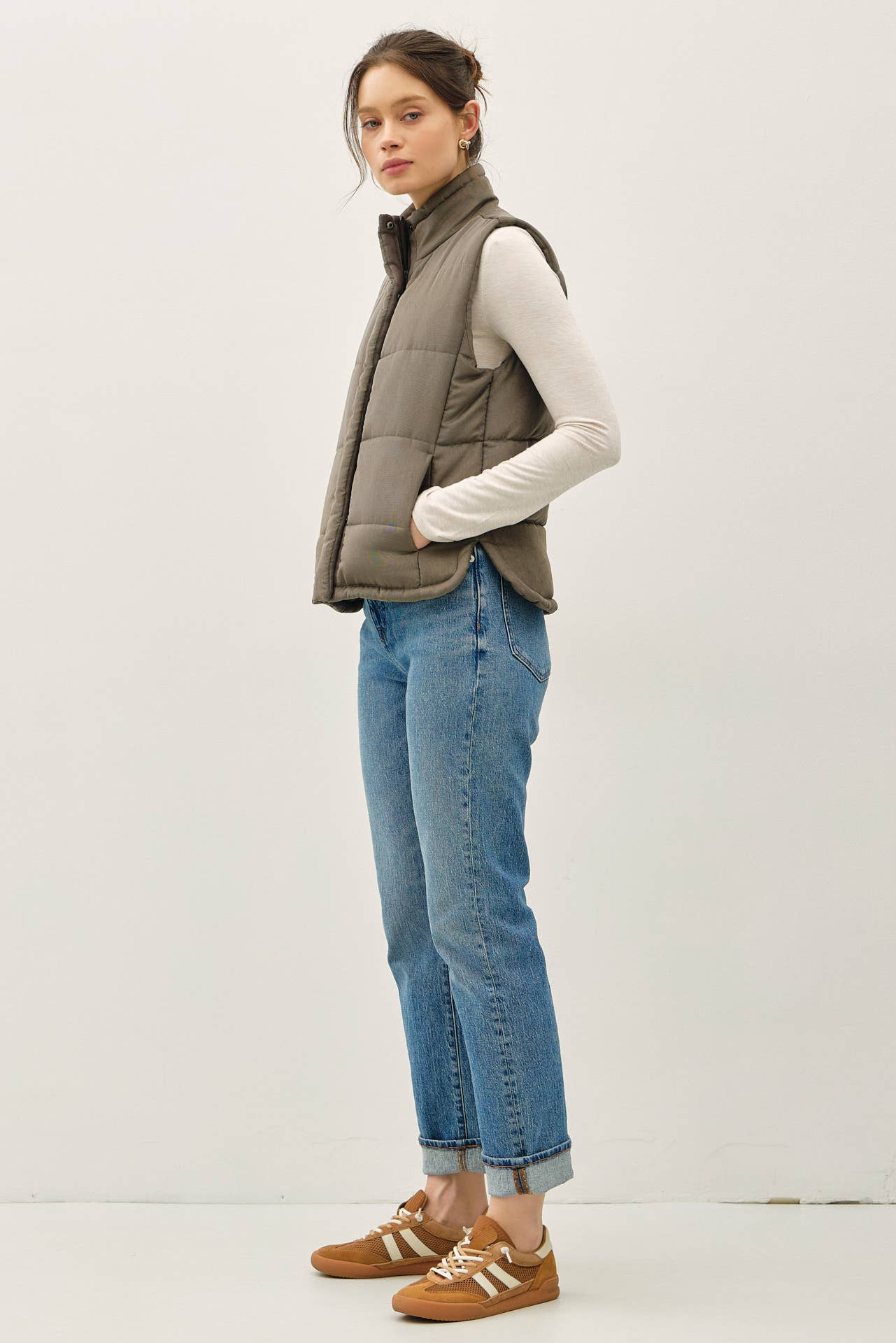 Mocha Suede Vest