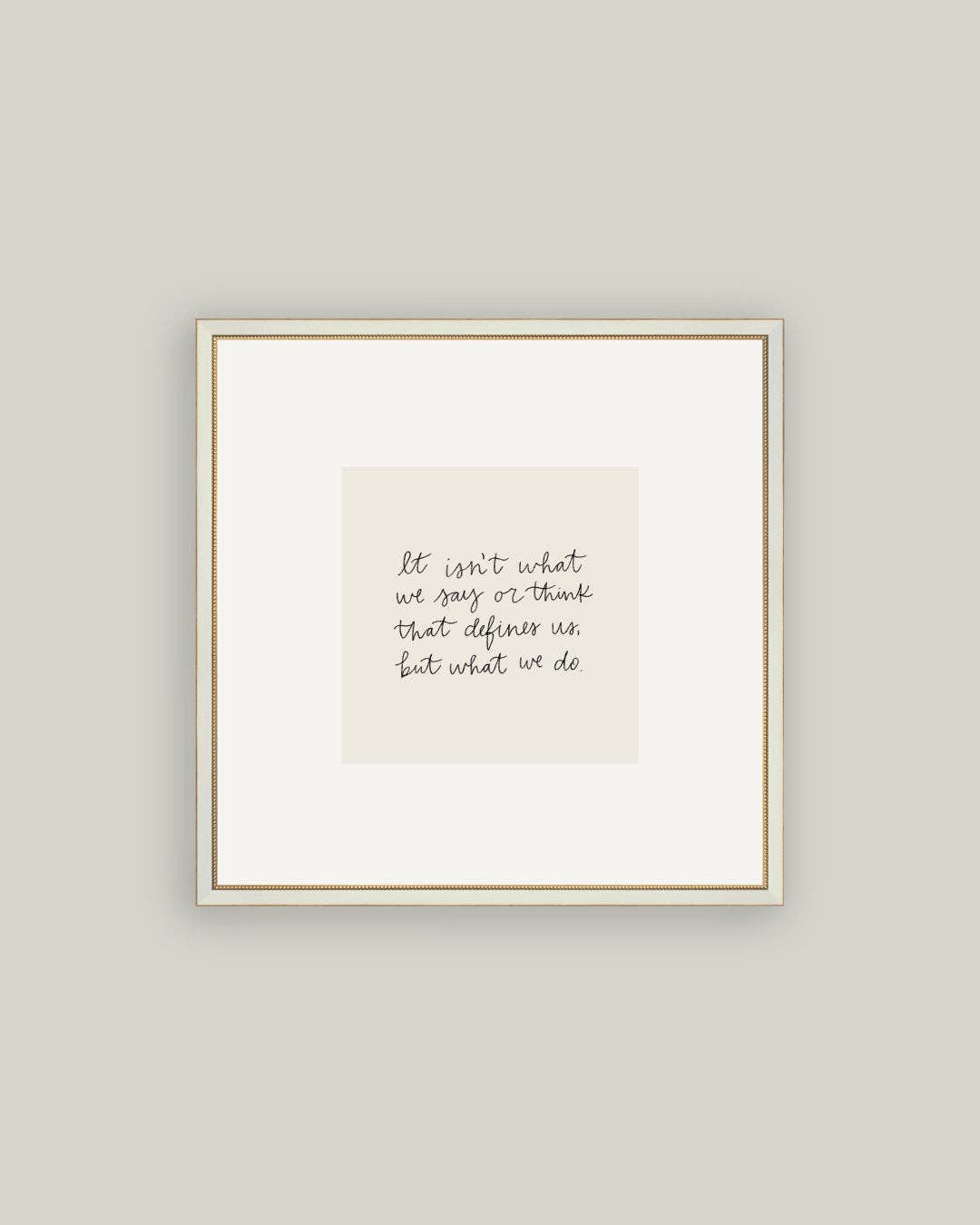 It Isn't Framed Antique Art