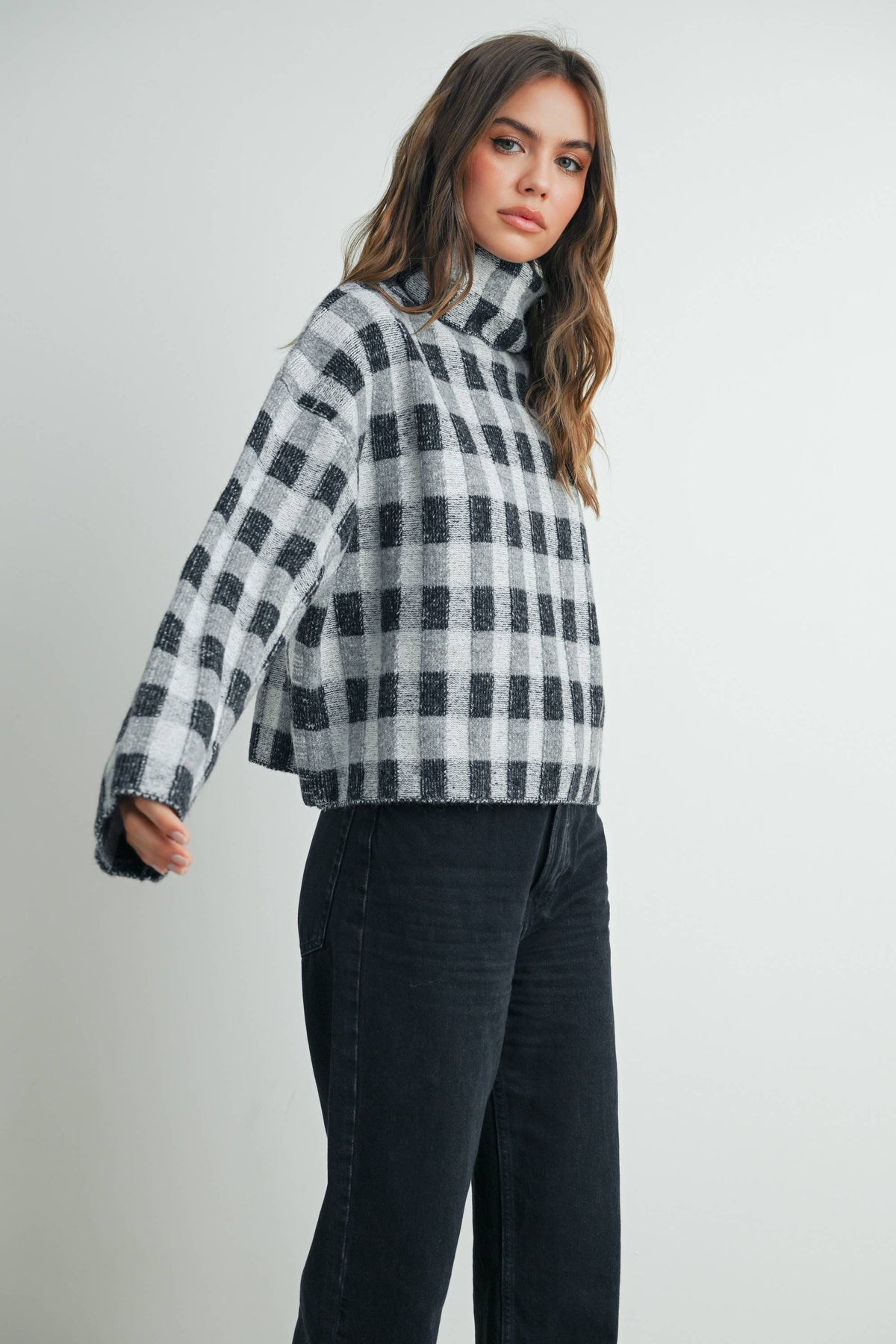 Mad in Plaid Sweater