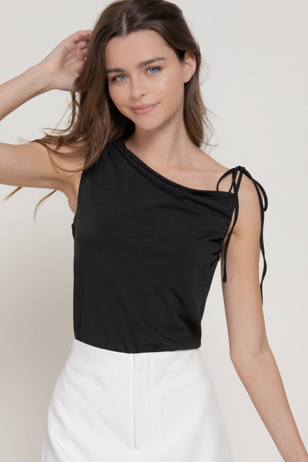 Basic Babe One Shoulder Top