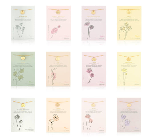 Birth Flower Necklace