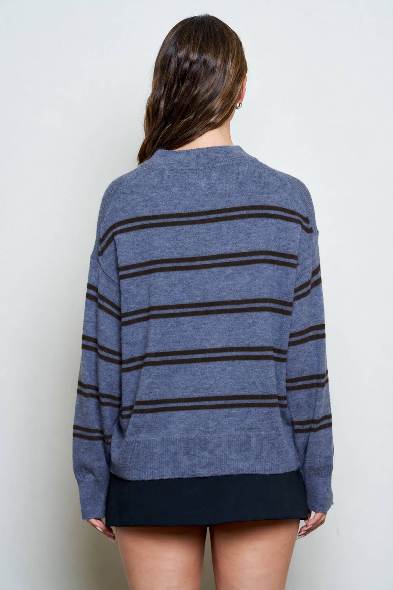 Somethin bout Falling Striped Sweater