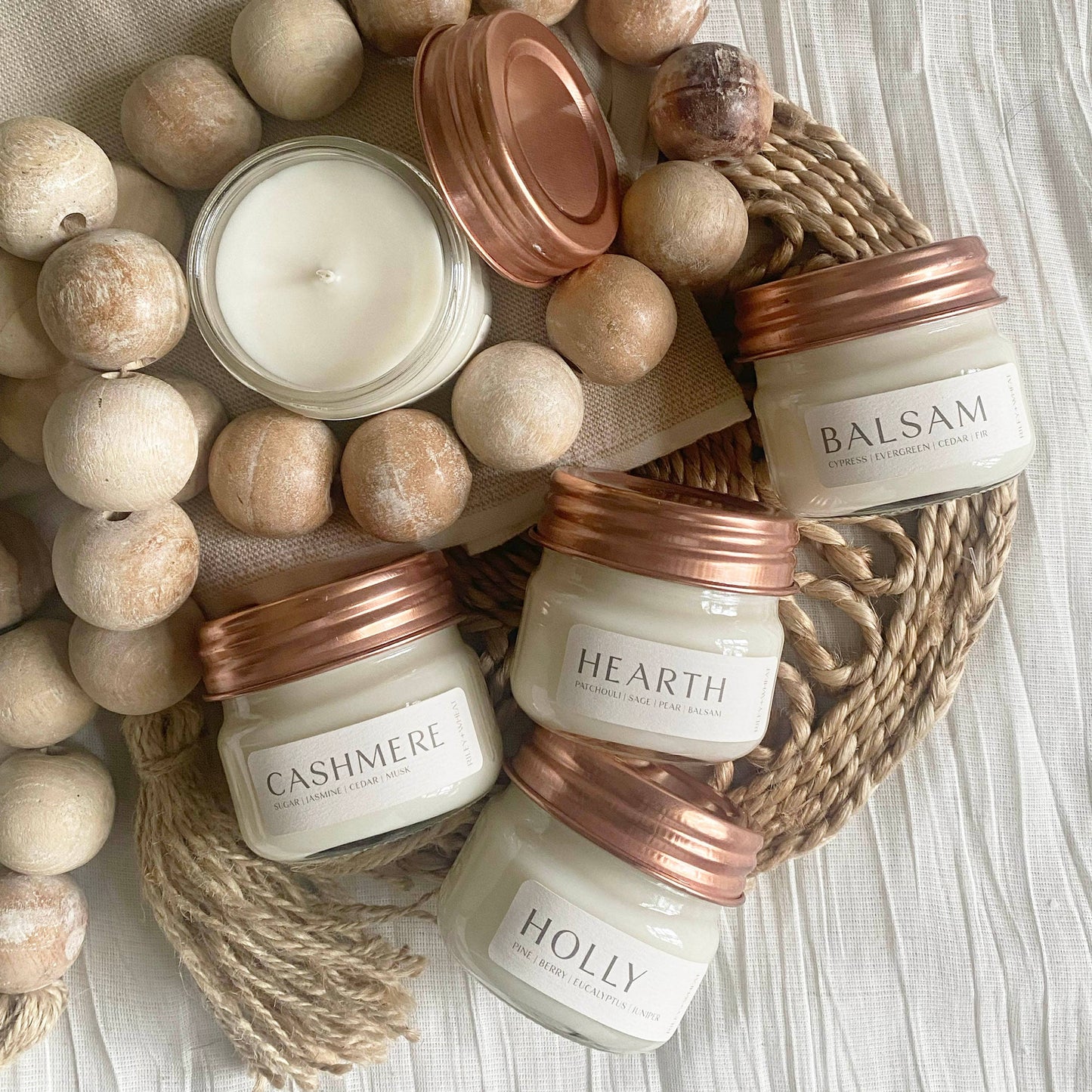 Winter Farmhouse Candle