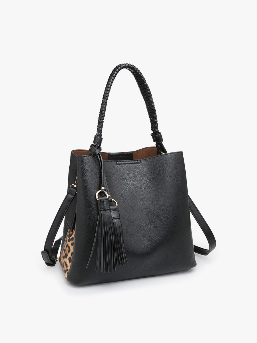 Olivia Animal Print Hobo Bag