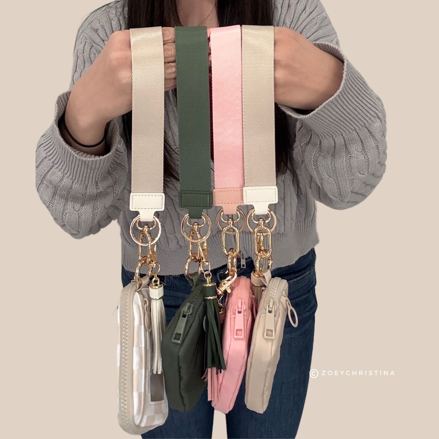 Tassel Zipper Wristlet Wallet