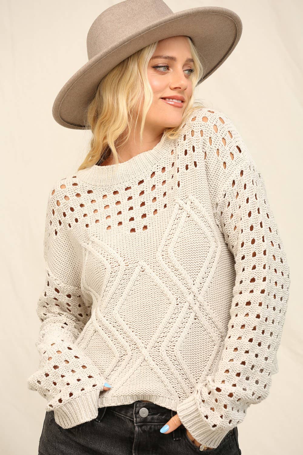 Dottie Crop Sweater