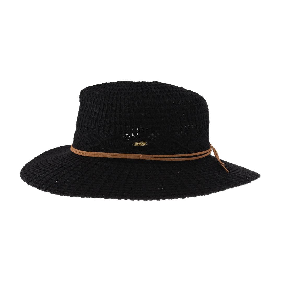 Cotton Knit Panama Hat