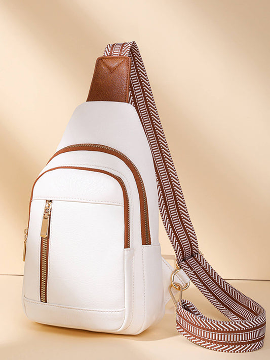 Michaela Vertical Zip Crossbody