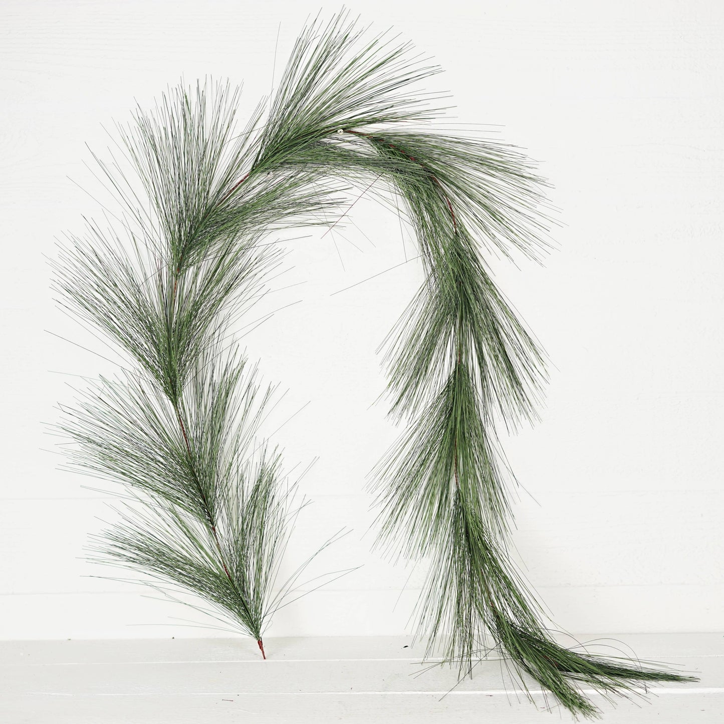 510182- 6ft Slim Garland-Evergreen Jumbo Needle Pine