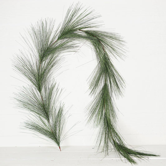 510182- 6ft Slim Garland-Evergreen Jumbo Needle Pine