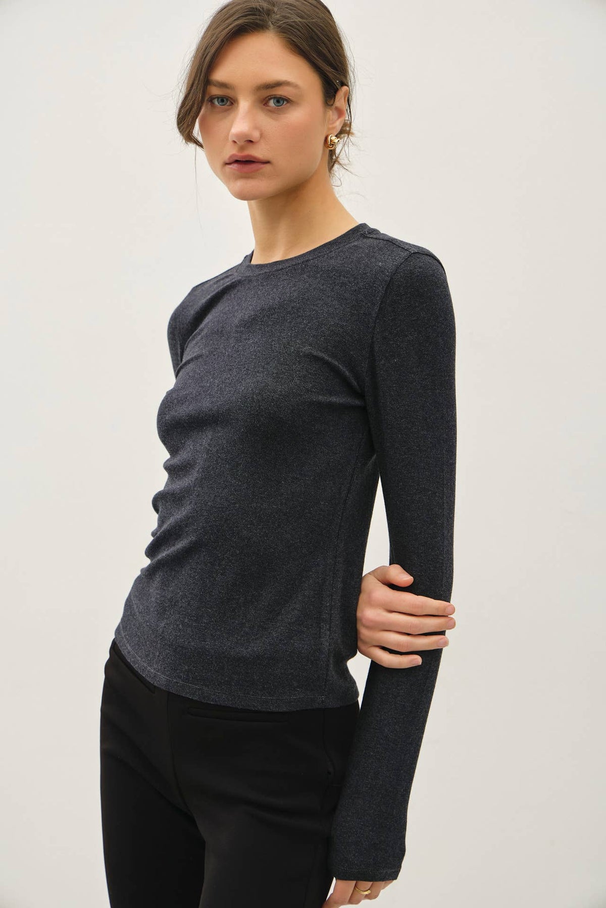 Basic Babe Ribbed Longsleeve