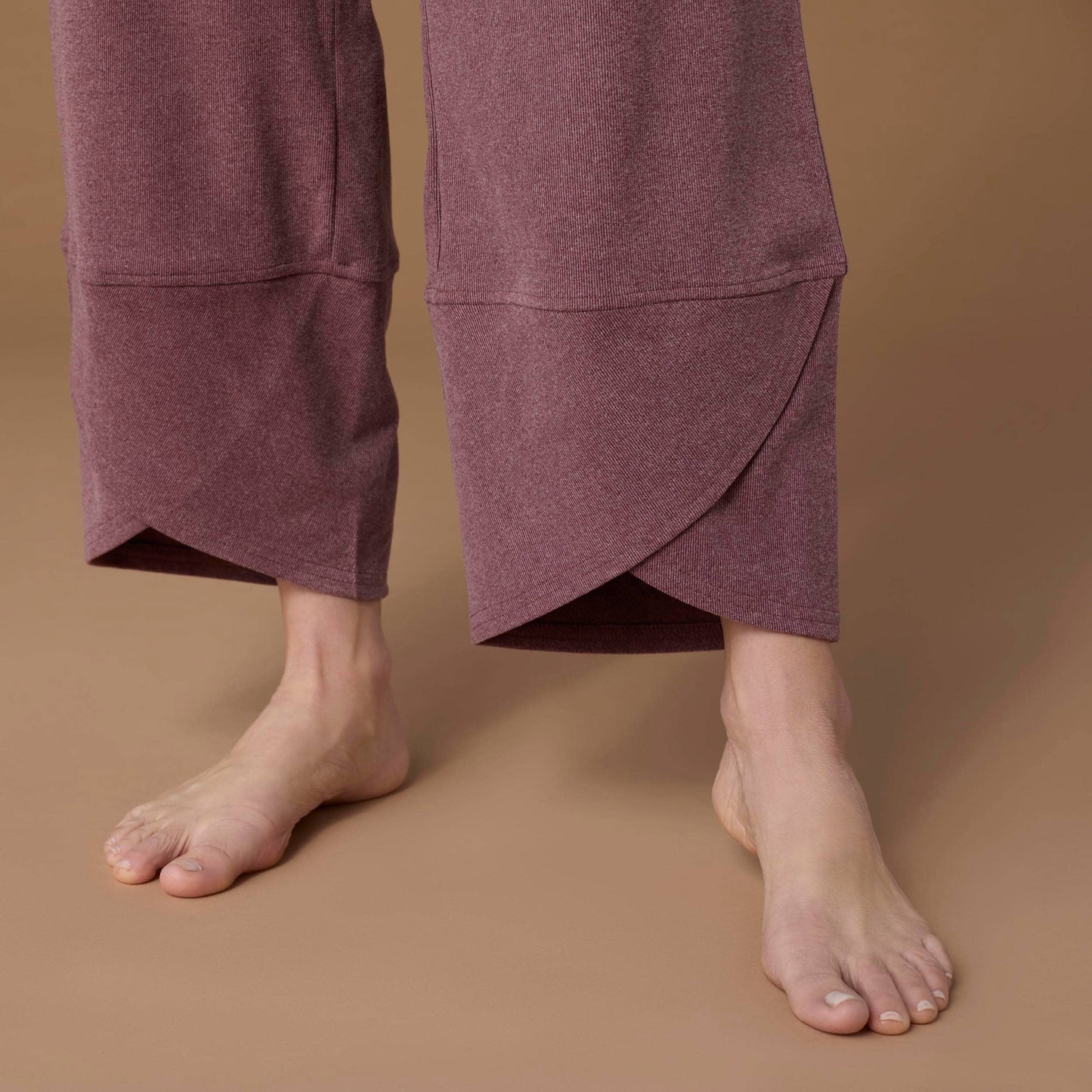 Weekend Brushed Scalloped Wide Leg Pants