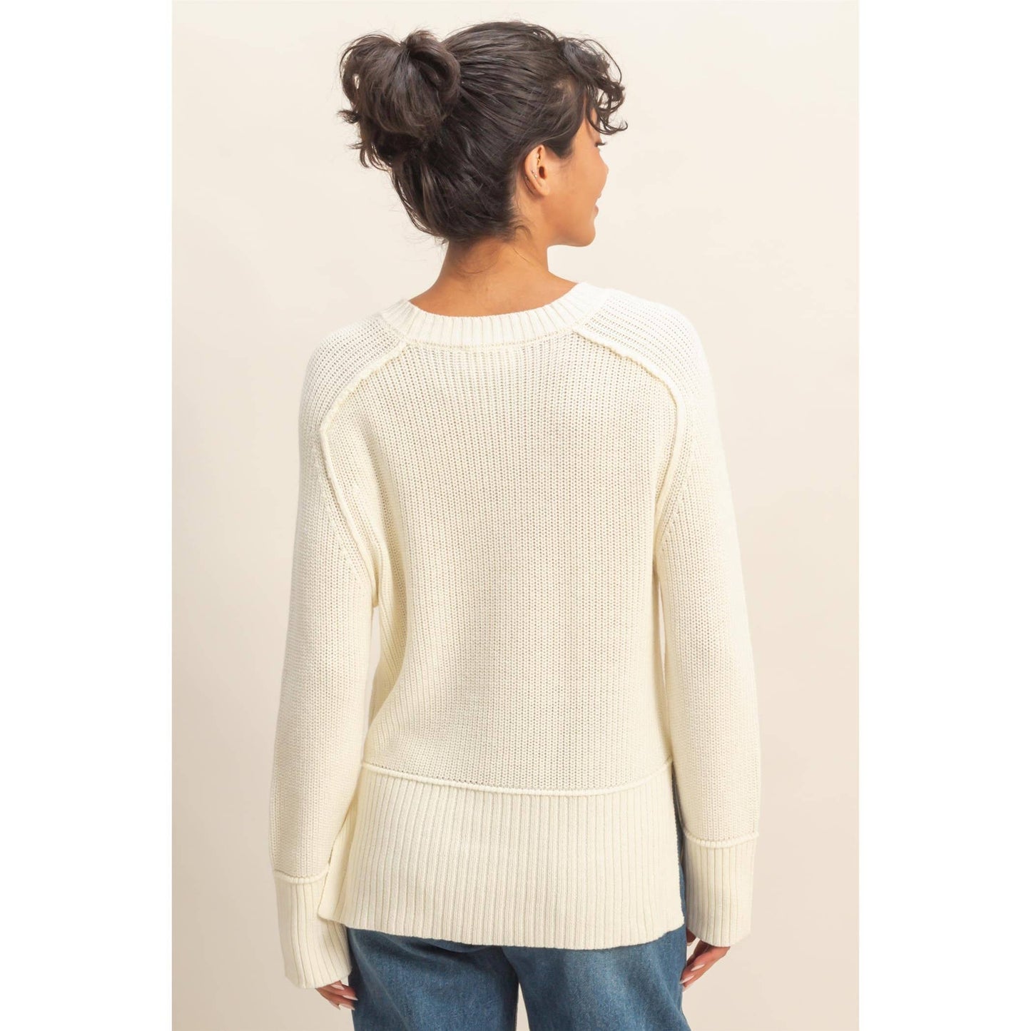 Chiara Side Slit Sweater