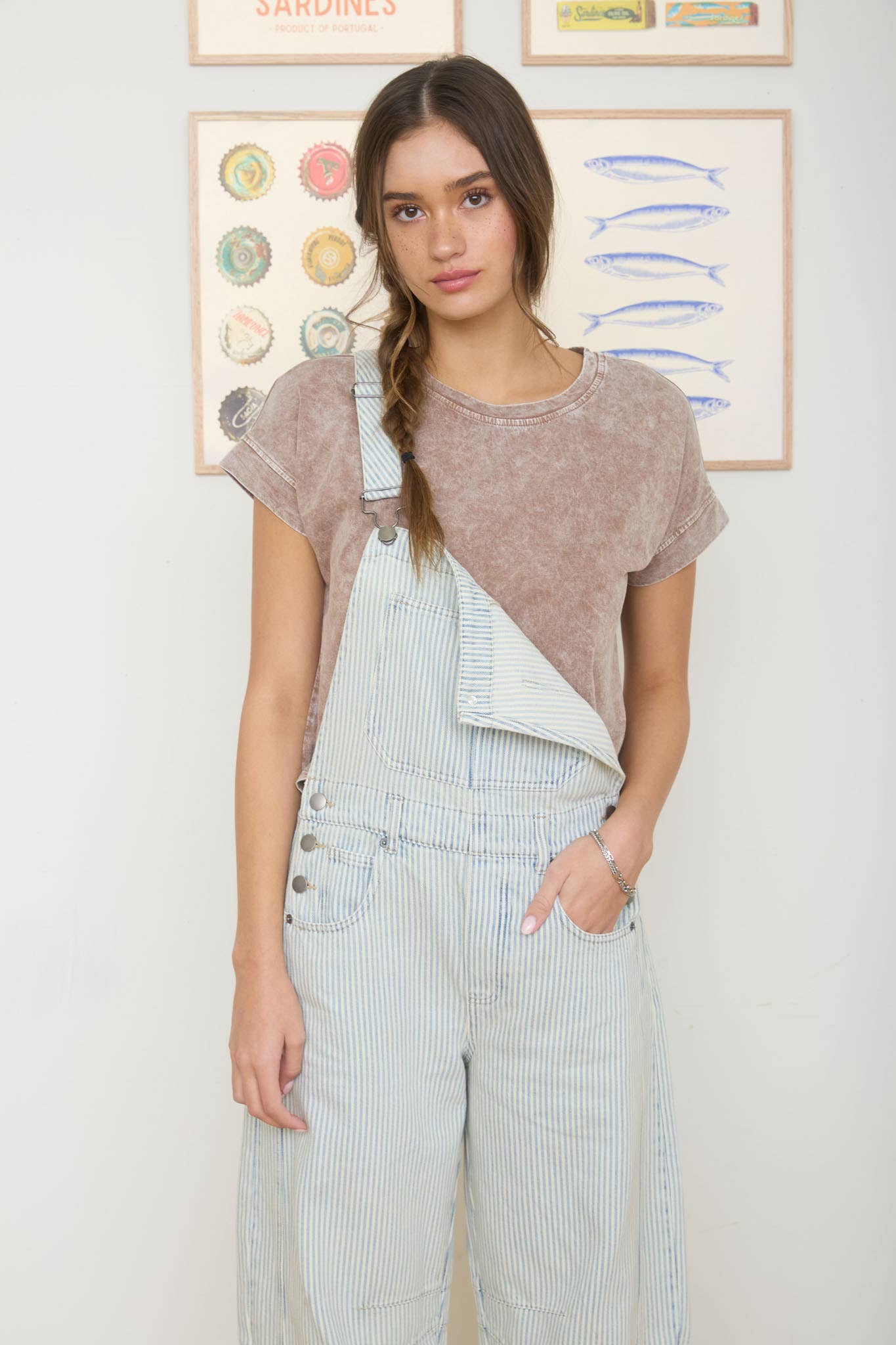 Boxy Girl Washed Tee