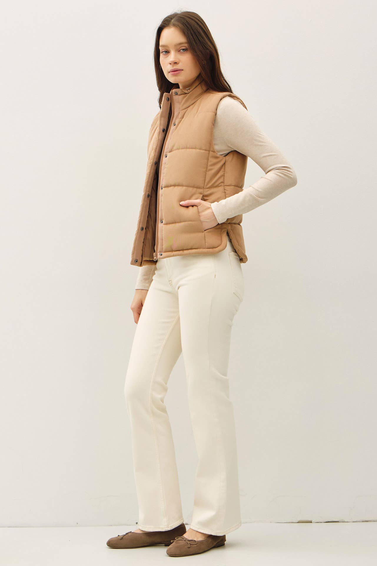 Mocha Suede Vest