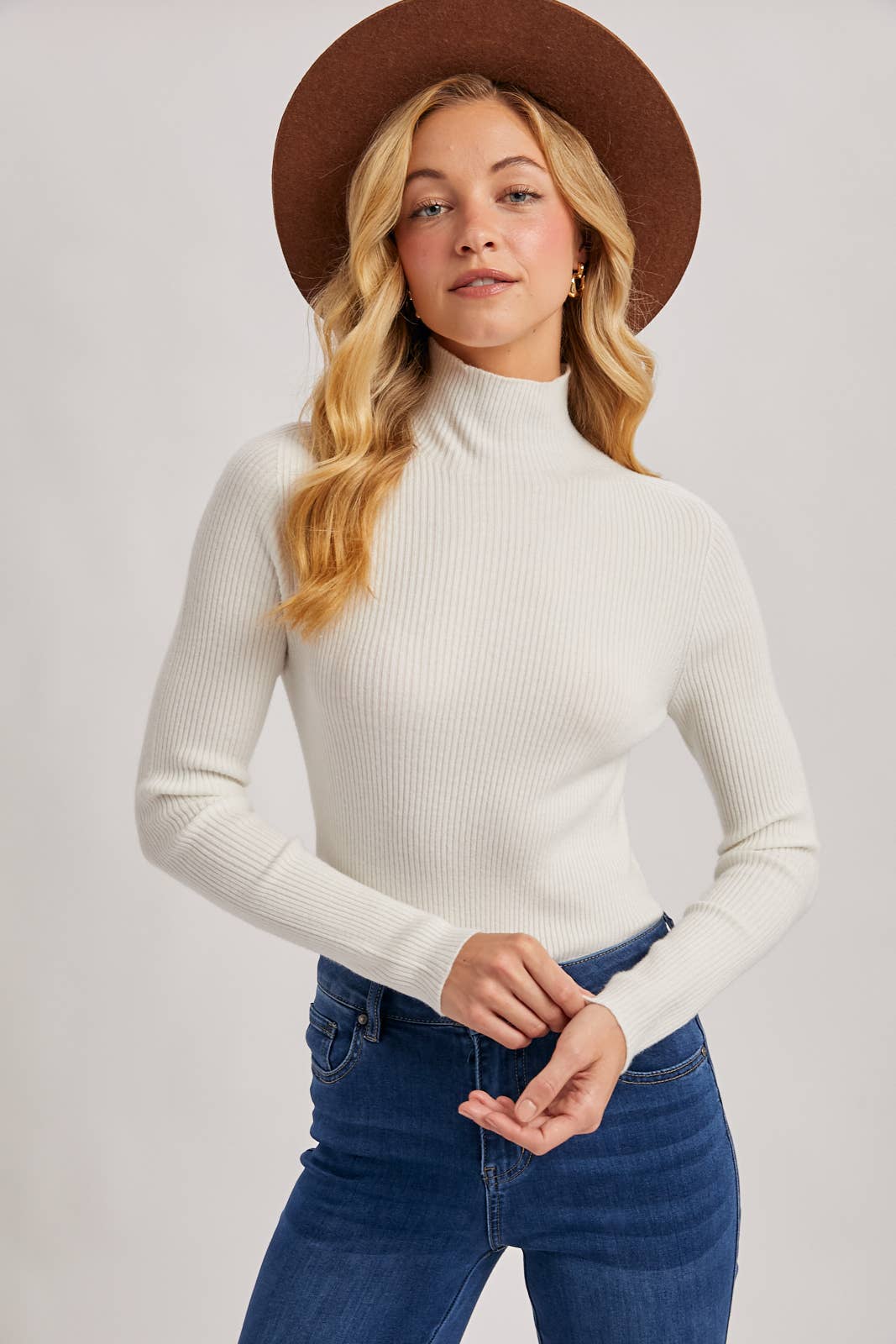 Latte Mockneck Sweater