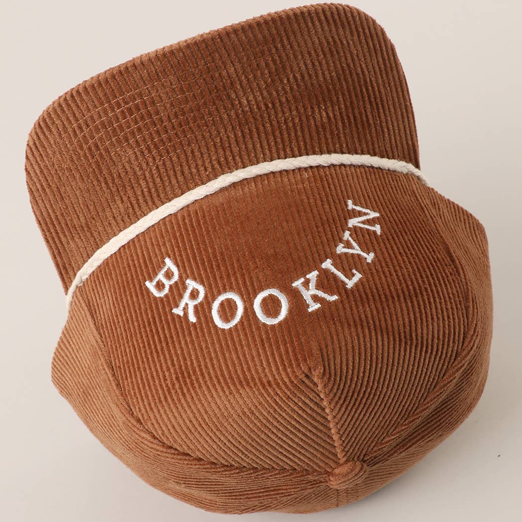 Custom Corduroy Embroidered Hat - Your City & State