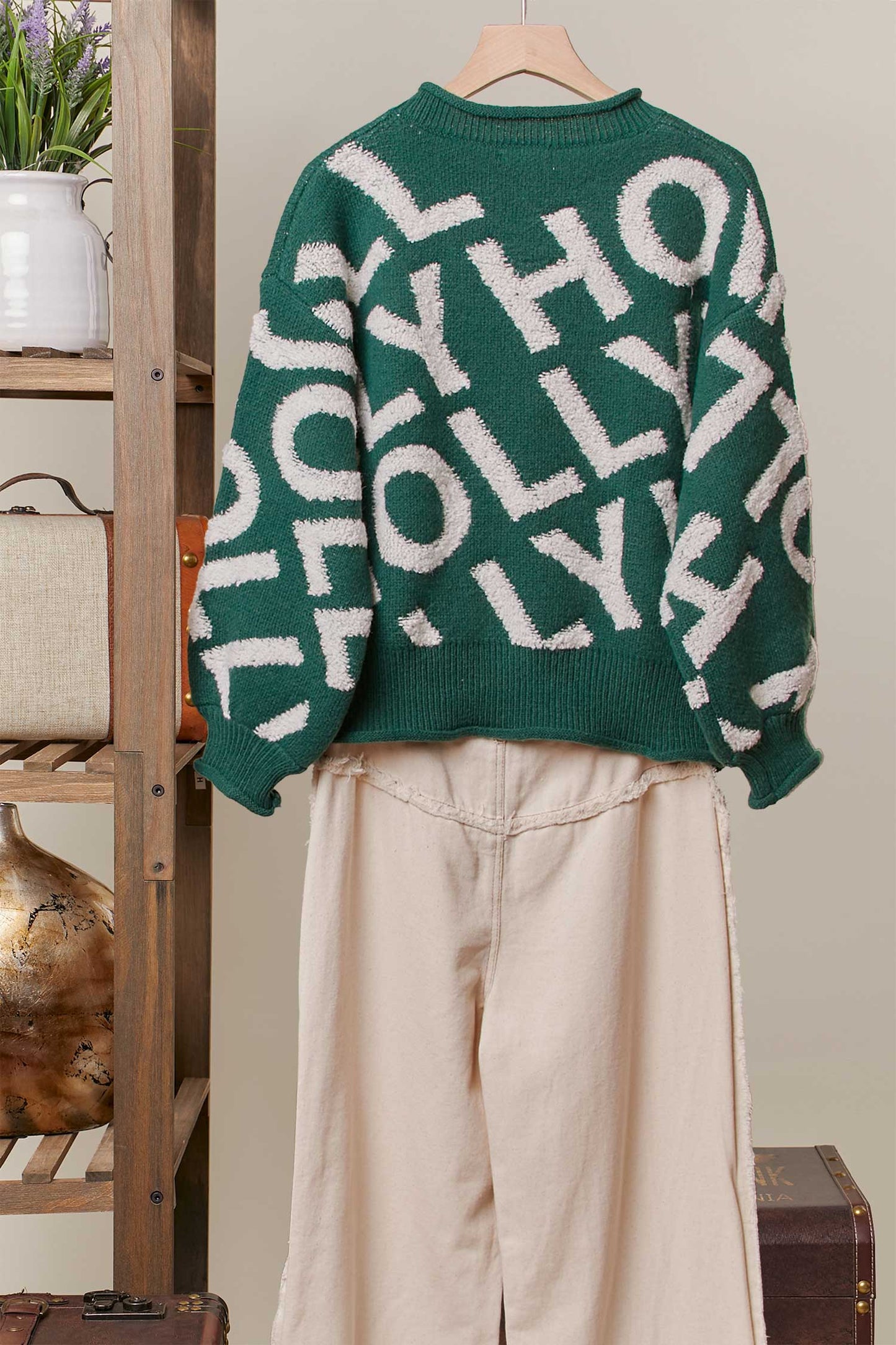 Holly Jolly Crew Neck Sweater