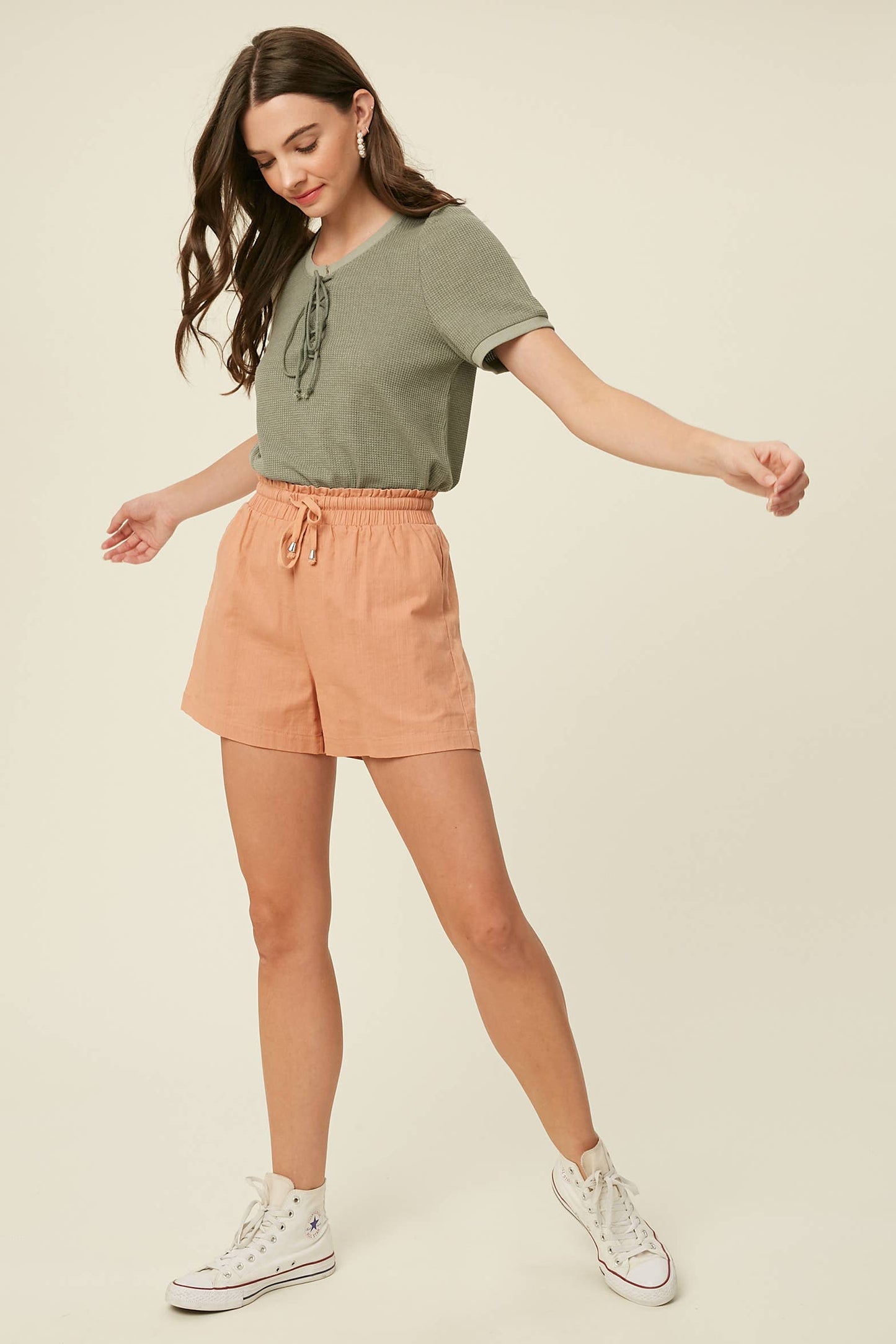 Ahoy Matey Laceup Top