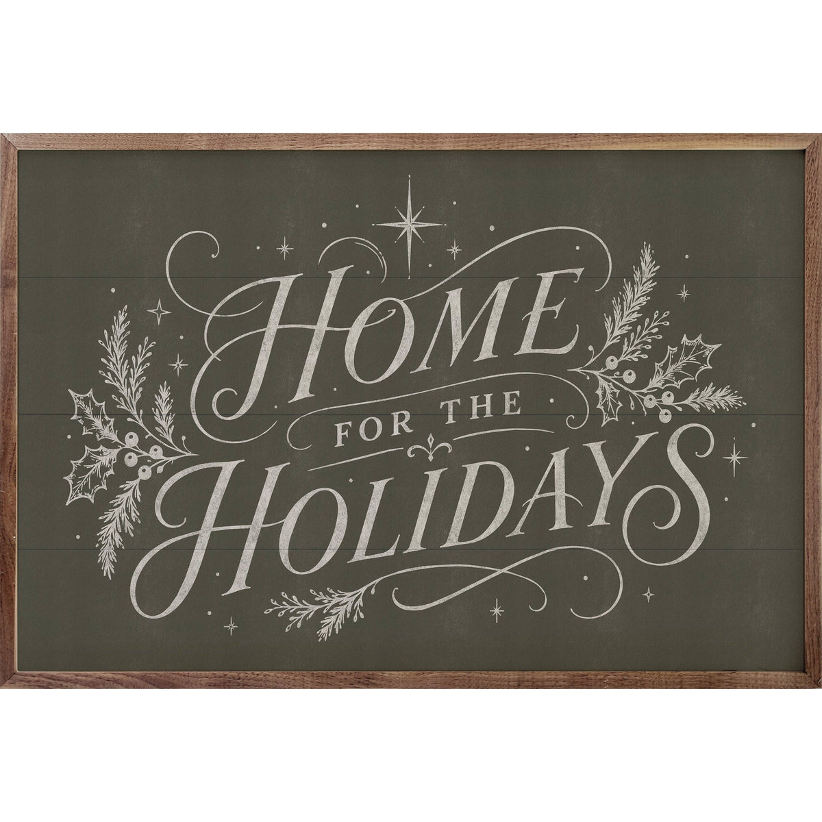 Home For The Holidays Typography
