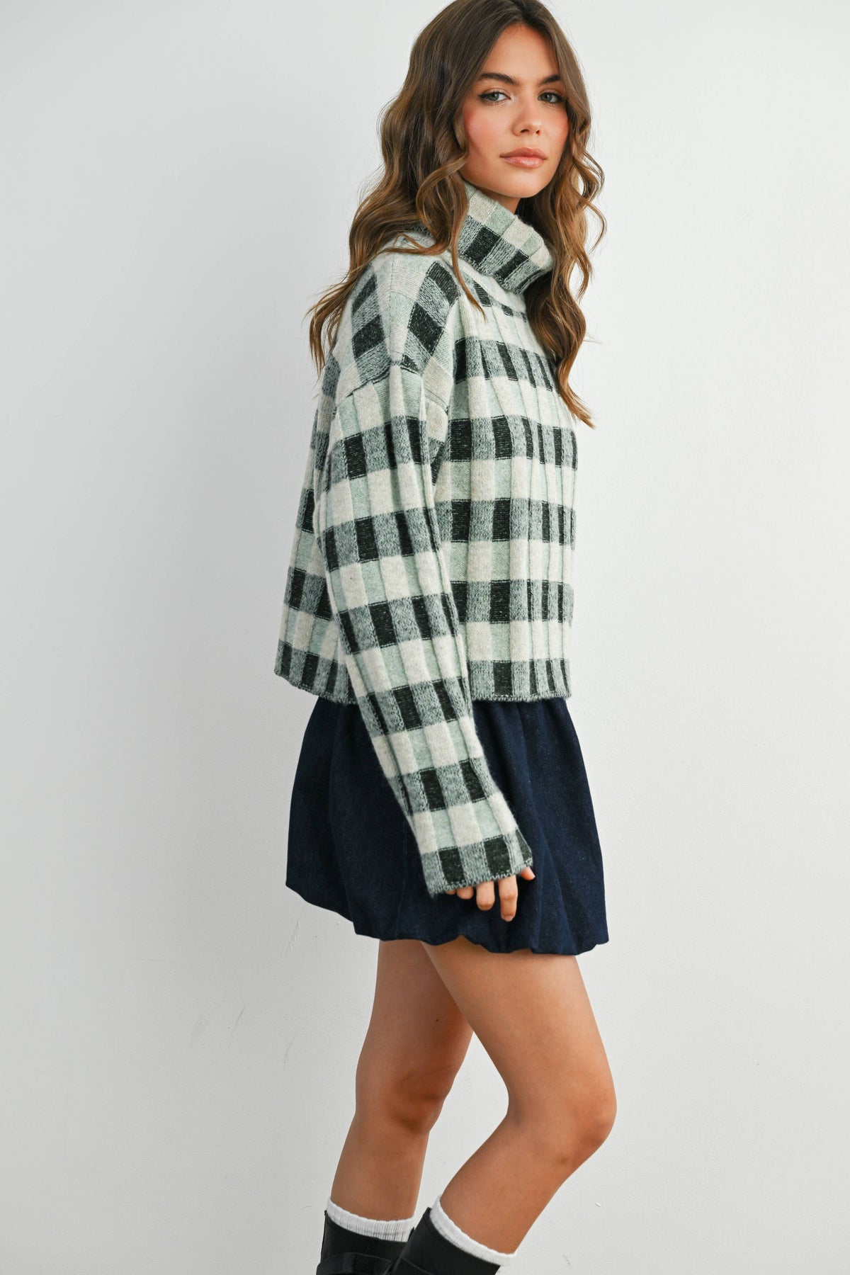 Mad in Plaid Sweater
