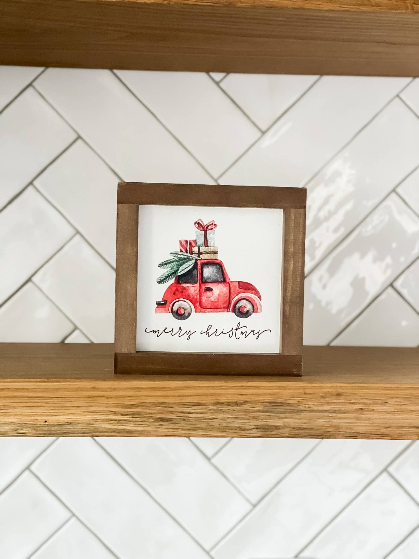 Christmas Truck | Christmas Wood Sign | Christmas Home Decor