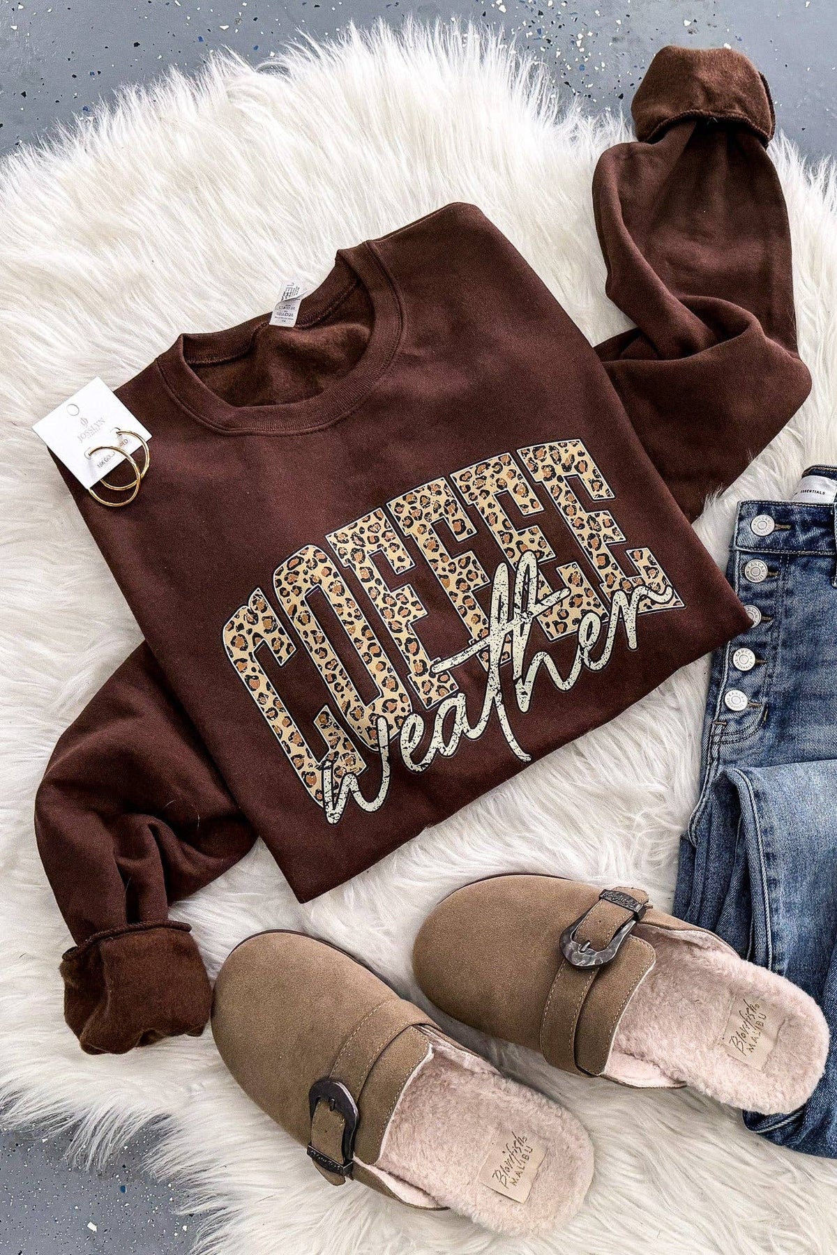 Leopard Coffee Weather Crew