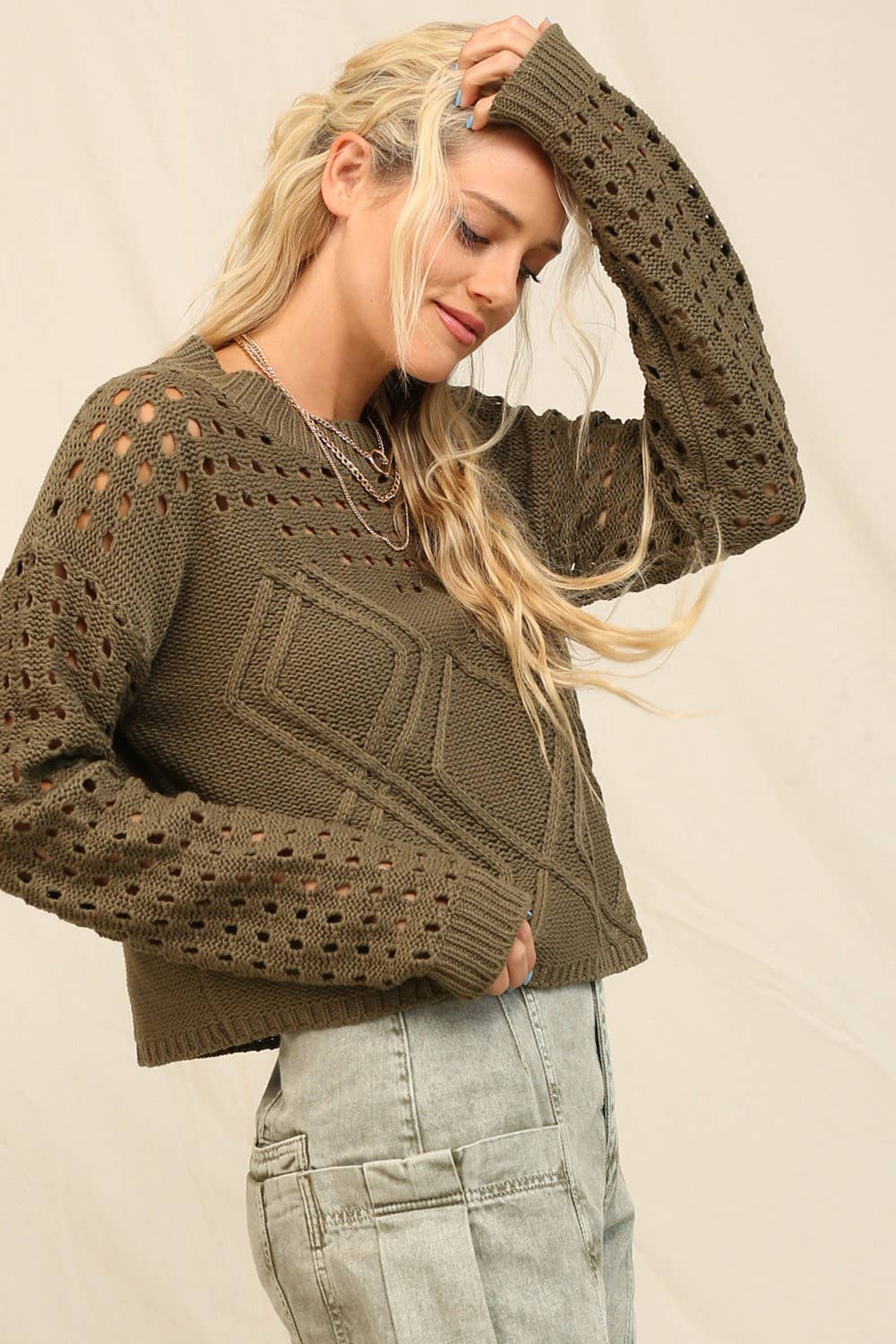 Dottie Crop Sweater