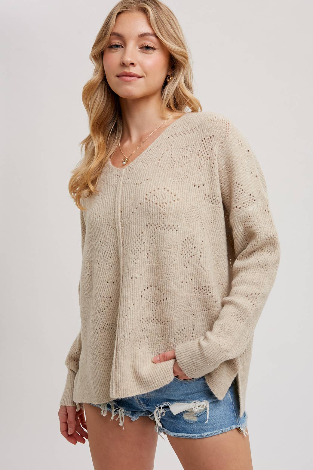 Vneck Spring Sweater