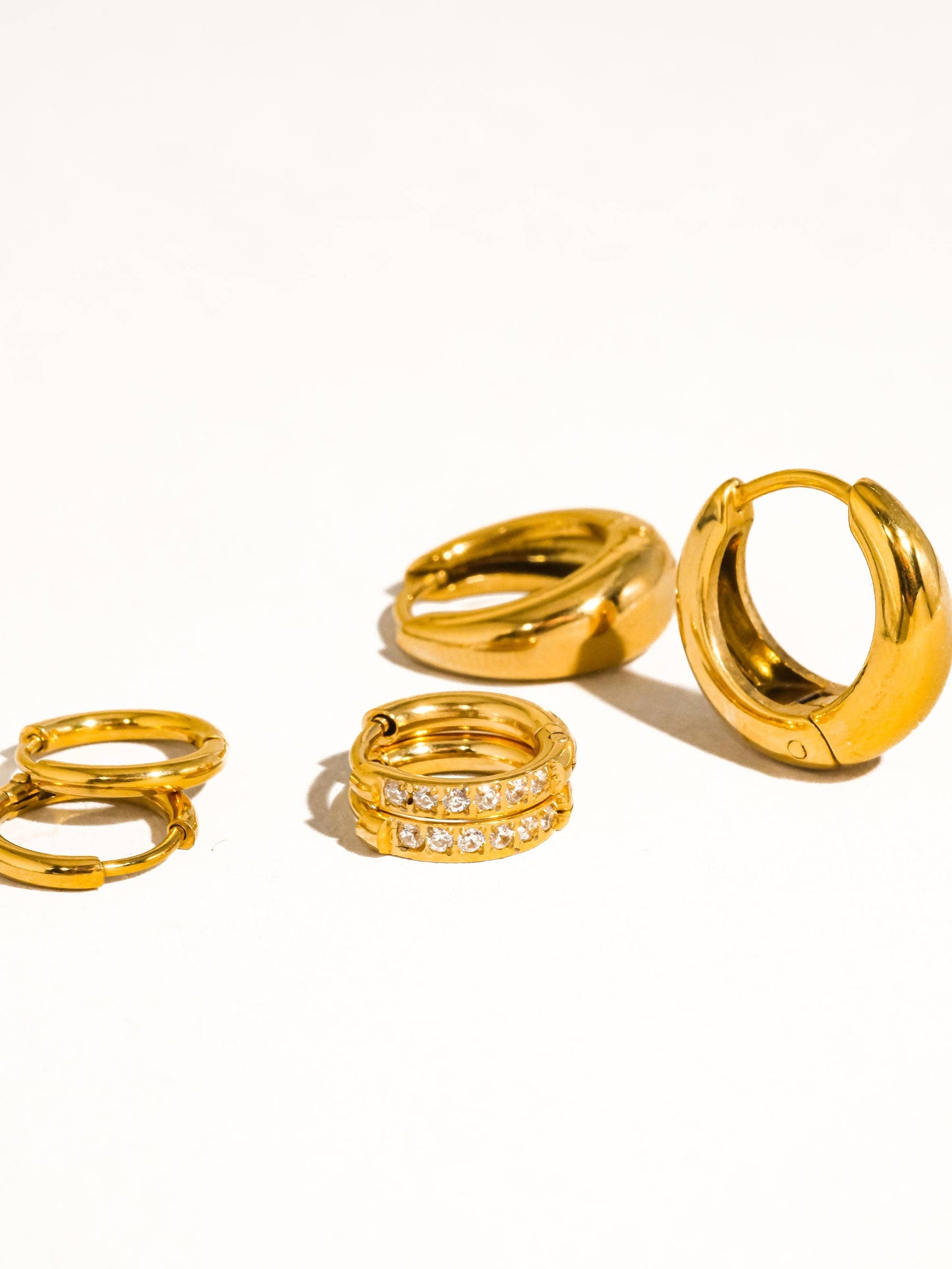 Rayon 18K Gold Earring Set